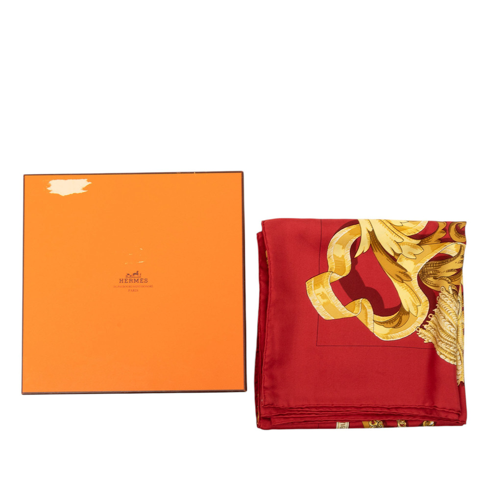 Pre-Loved Hermes Le Mors A La Conetable Silk Scarf 90 - Picture 8 of 8